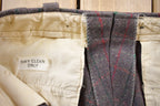 Vintage 1980's Pinstripe Plaid Wool Trousers 32 x 27
