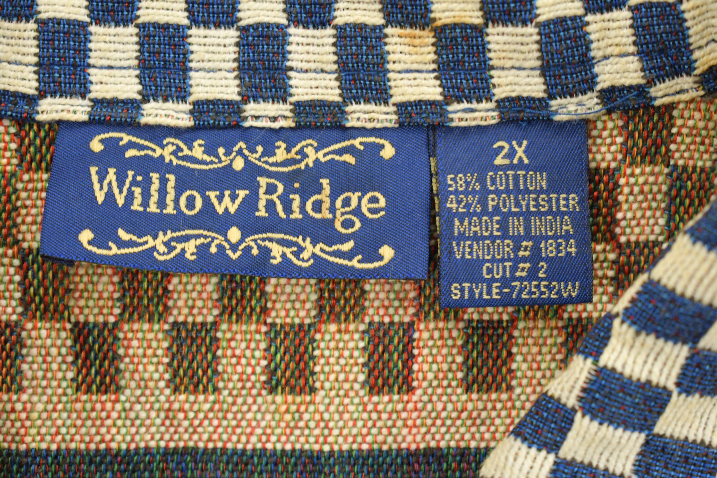 Vintage 1990s Christmas Graphic Patchwork Button Up Jacket
