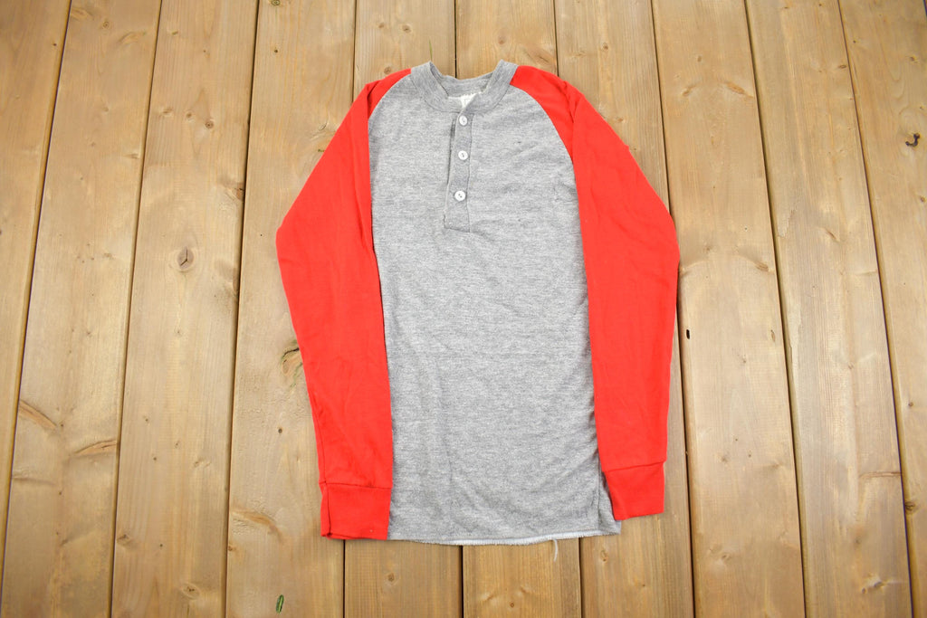 Vintage 1980s John Henry Baseball Long Sleeve Shirt