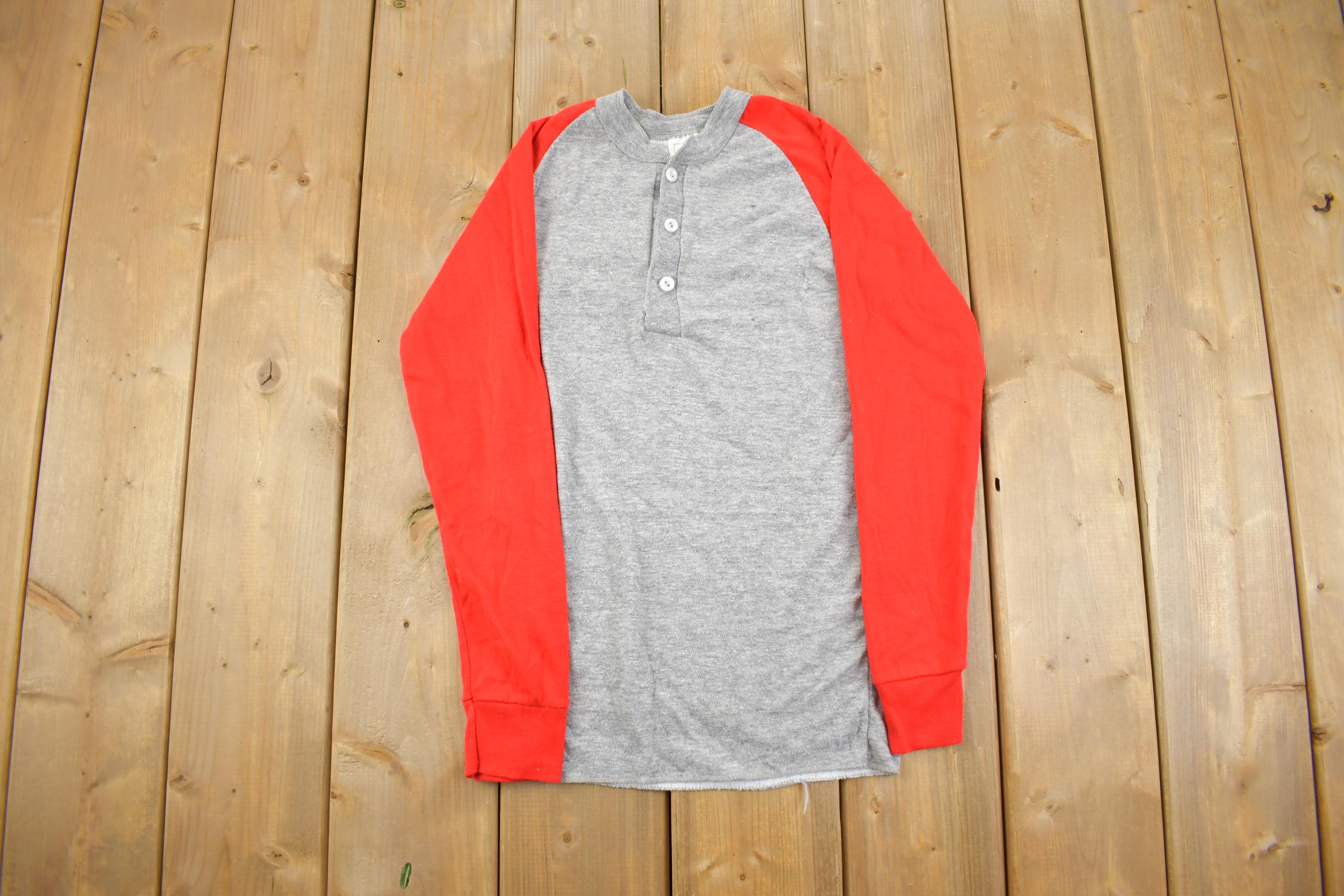 Vintage 1980s John Henry Baseball Long Sleeve Shirt