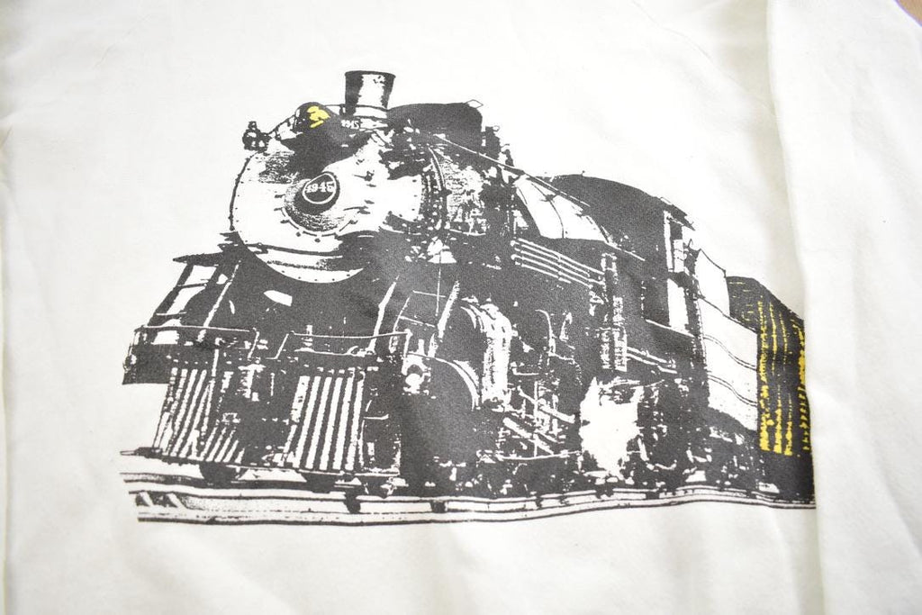 Vintage 1990s Choo Choo Train Crewneck Sweatshirt Made In USA