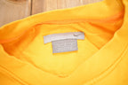 Vintage Y2K Nike Yellow Embroidered Mini Swoosh Crewneck Sweatshirt