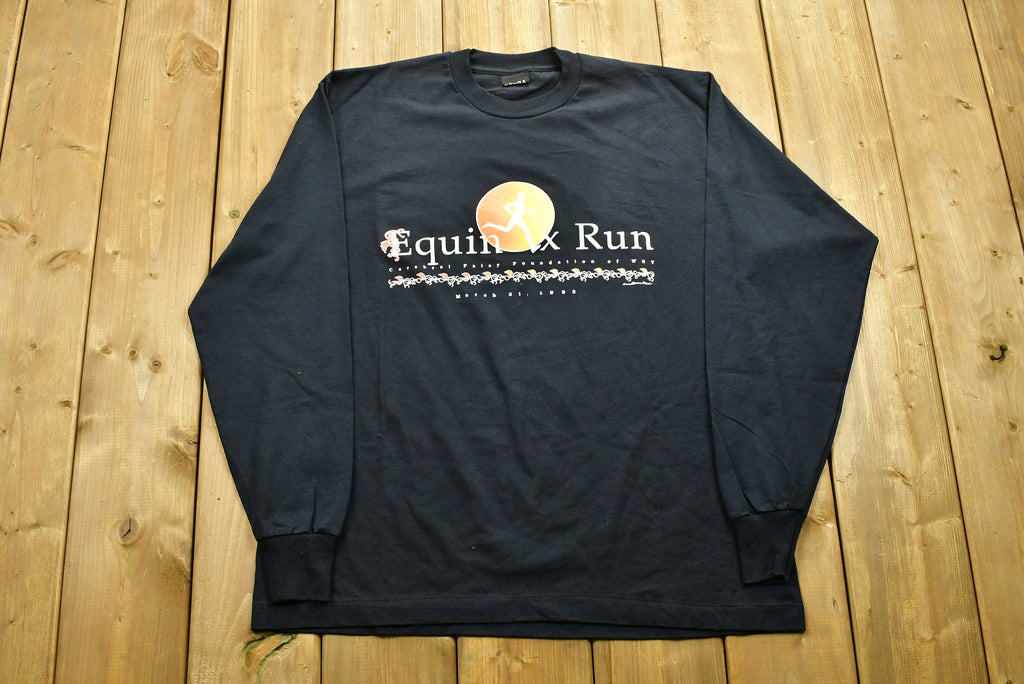 Vintage 1992 Equin X Run Long Sleeve T-Shirt
