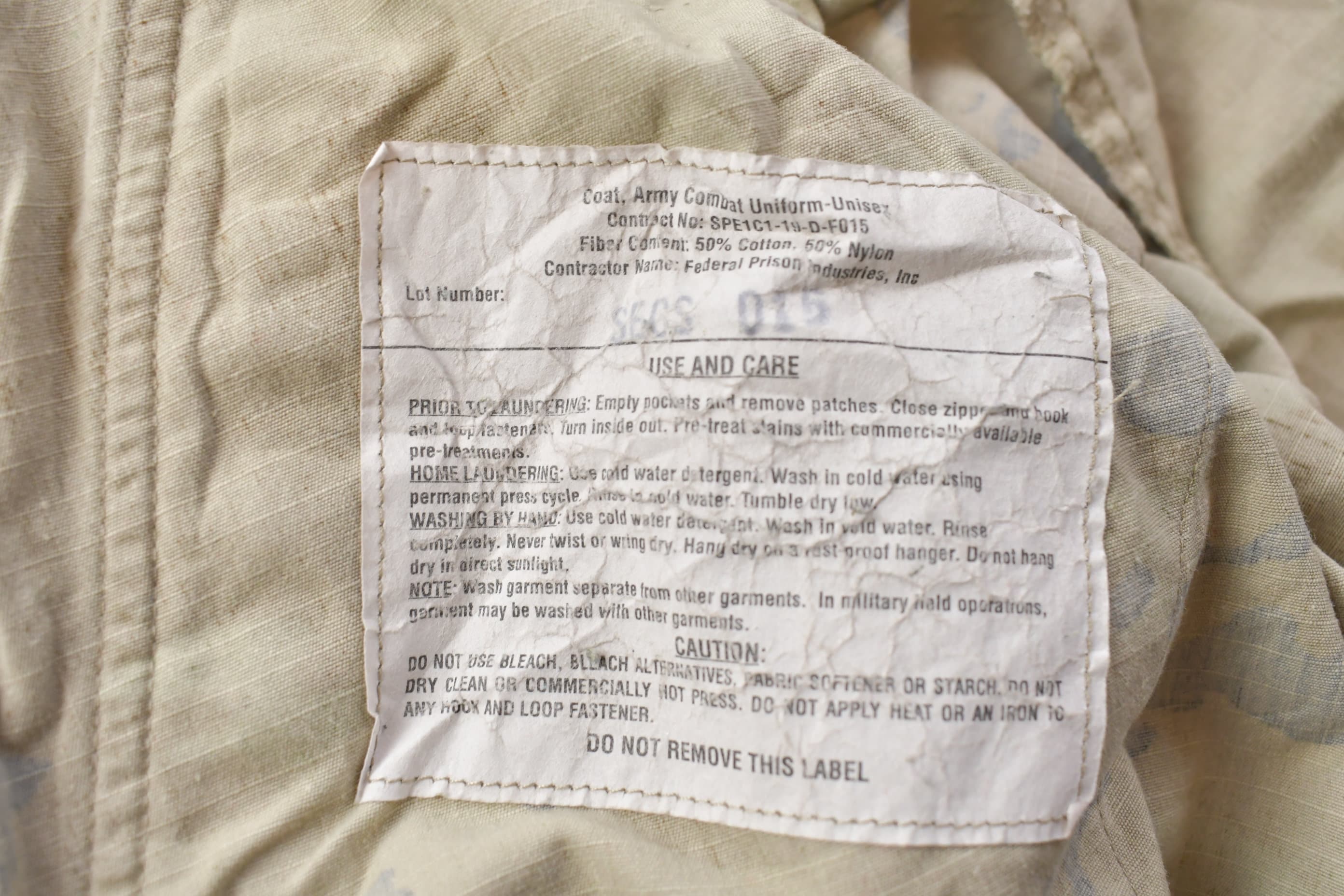 Vintage Military Button Up Shirt