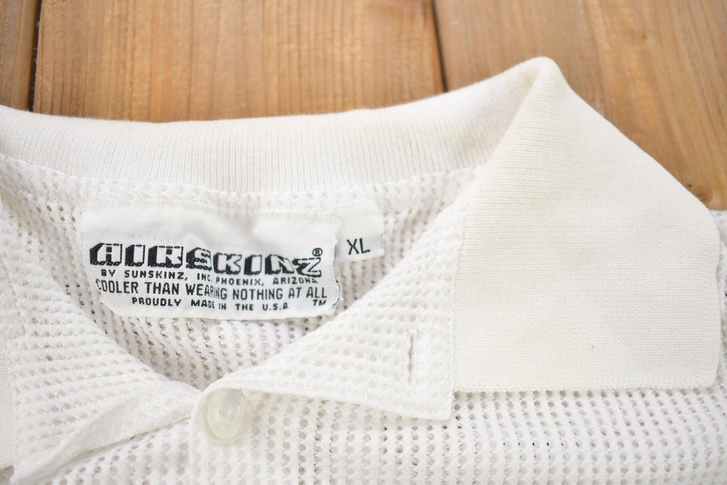 Vintage 1990s Air Skinz Blank Quarter Button Up Shirt