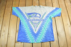 Vintage 1990s Seattle Seahawks Liquid Blue NFL Logo Graphic T-Shirt Men's XL