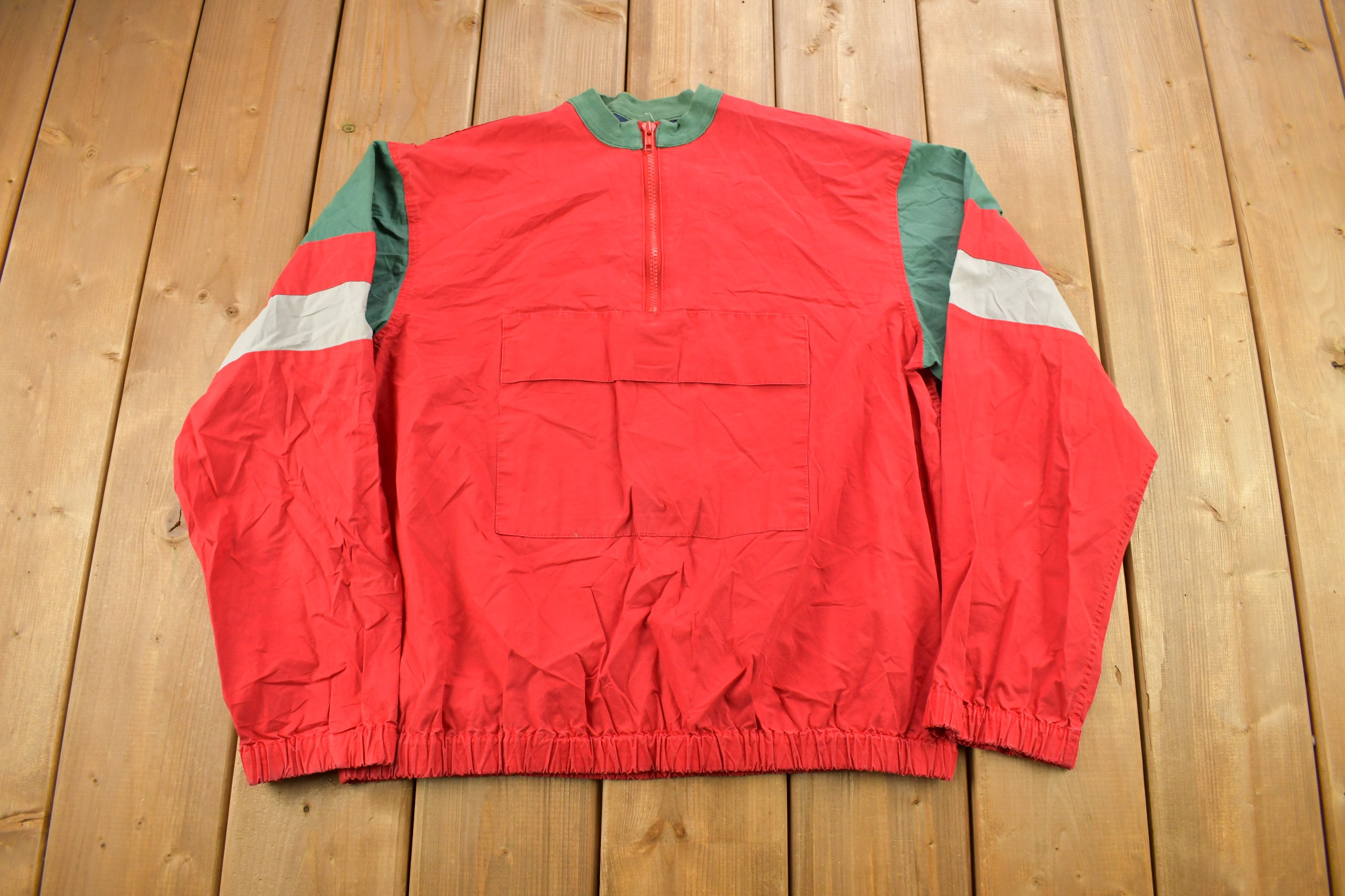 Vintage 1980s Ralph Lauren Light Weight Color Block Jacket