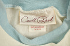 Vintage 1990s Carroll Reed Double Collar Floral Graphic Crewneck Sweatshirt