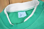 Vintage 1990s Blank Green Crewneck Sweatshirt