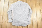 Vintage 1990s Lauren Ralph Lauren Striped Button Up Shirt Women's L / Vintage Dress Shirt / Striped Button Up / Polo Womens Dinner Shirt