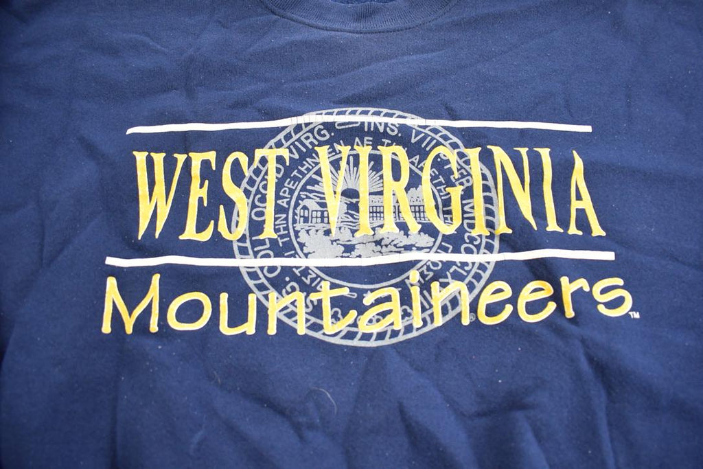 Vintage 1990s West Virginia Mountaineers Crewneck Made In USA
