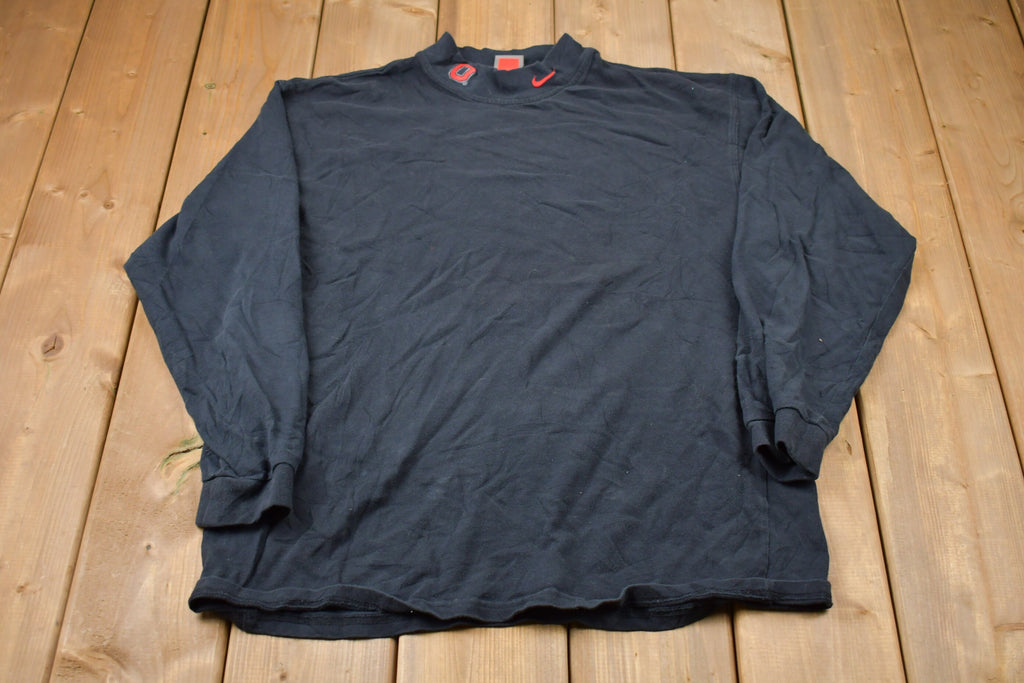 Vintage 1990s Nike University of Ohio State Buckeyes Collegiate Mockneck
