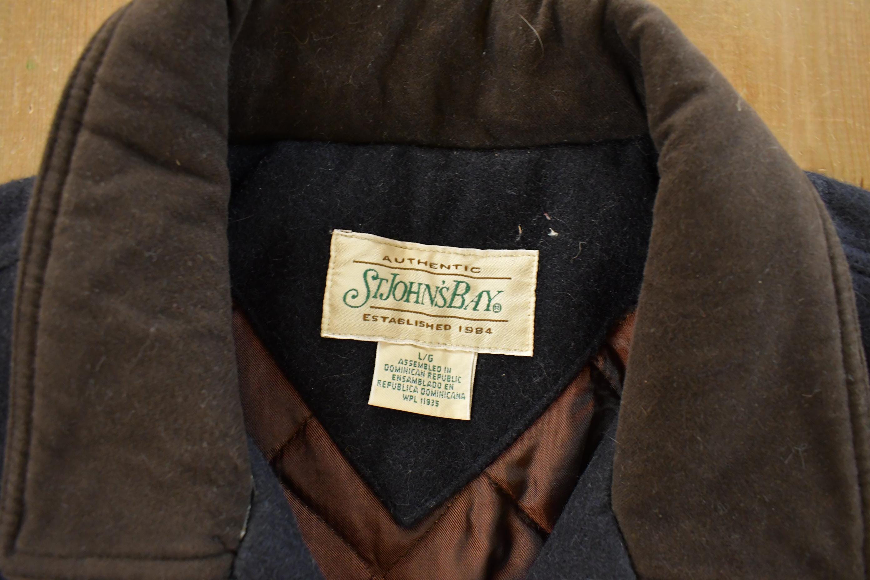 Vintage 1990s St. John's Bay Wool Jacket Men's Large