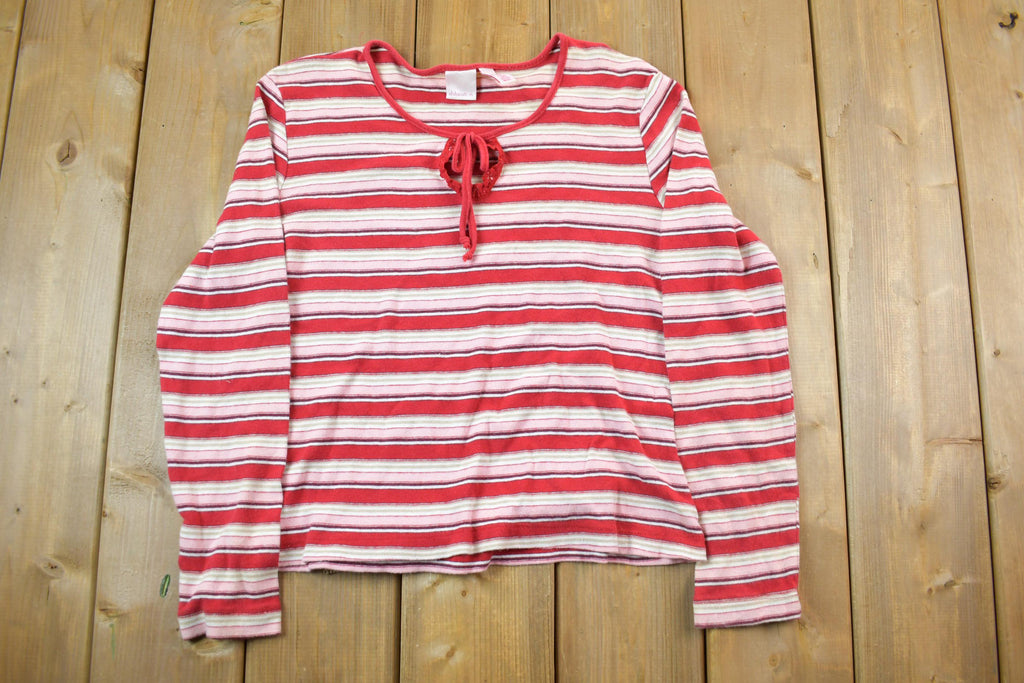 Vintage 1990s Striped Crewneck Sweatshirt