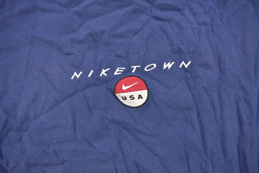 Vintage 1990s Nike Town USA Embroidered T Shirt