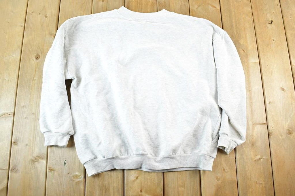 Vintage 1990s Minnesota Quarter Button Crewneck Sweatshirt Mens XL