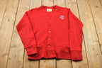 Vintage 1990s School Uniform Cardigan Sweater
