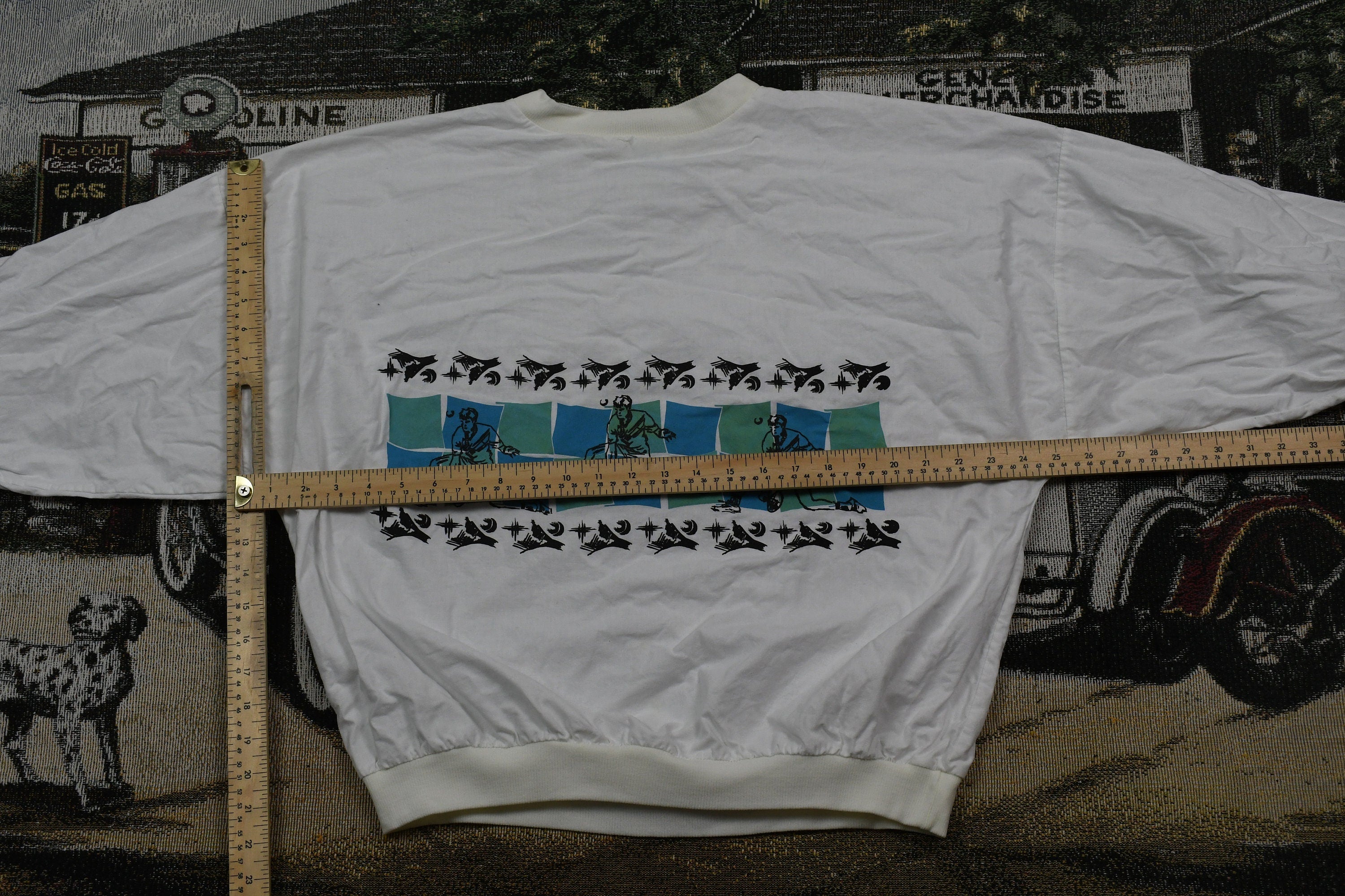 Vintage 1990s Long Sleeve Graphic T Shirt