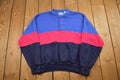 Vintage 1990s Striped Quarter Button Sweatshirt