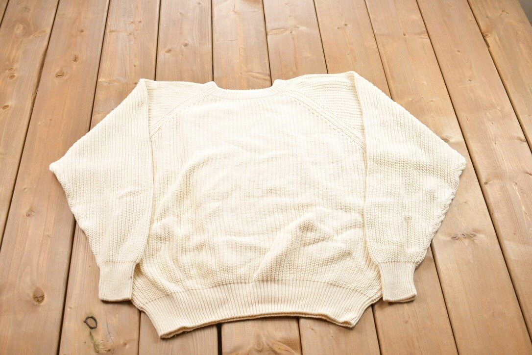 Vintage 1990s Crazy Horse 2 Knitted Crewneck Sweater