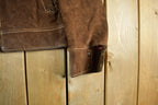 Vintage 1980s Cresco Suede Leather Jacket Adult Small