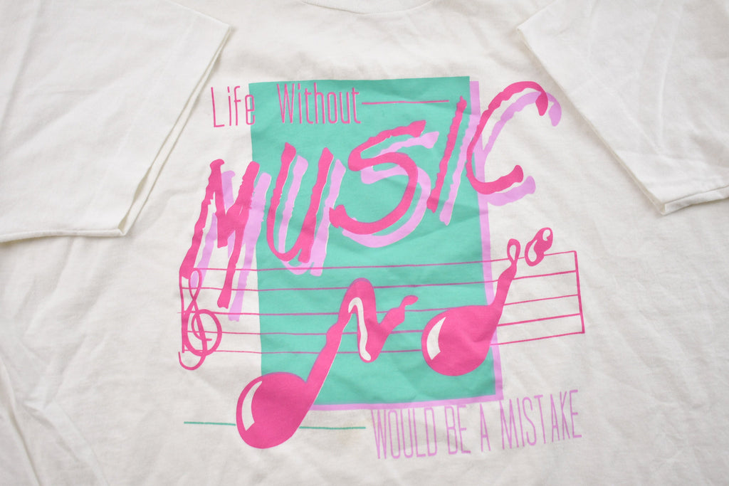 Vintage 1990s Music T-Shirt / Graphic / 80s / 90s / Streetwear / Retro Style / Single Stitch / Made In USA