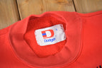 Vintage 1990s University Of Nebraska Huskers Embroidered Collegiate Crewneck Made In USA