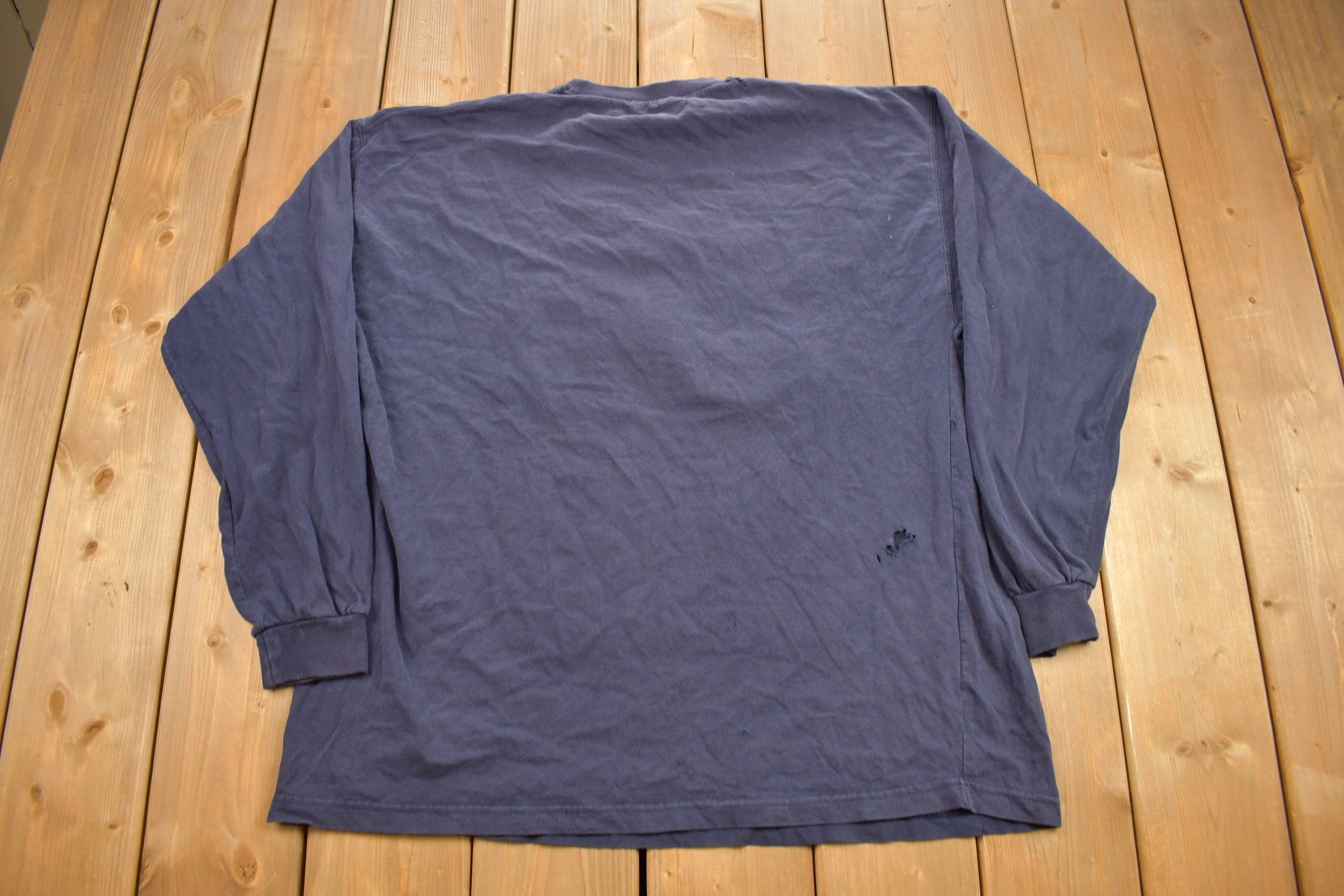 Vintage 1990s FUBU Embroidered Long Sleeve T-Shirt Hip Hop Apparel