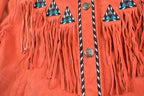 Vintage 80's Bob Mackie Western Button Up Suede Shirt