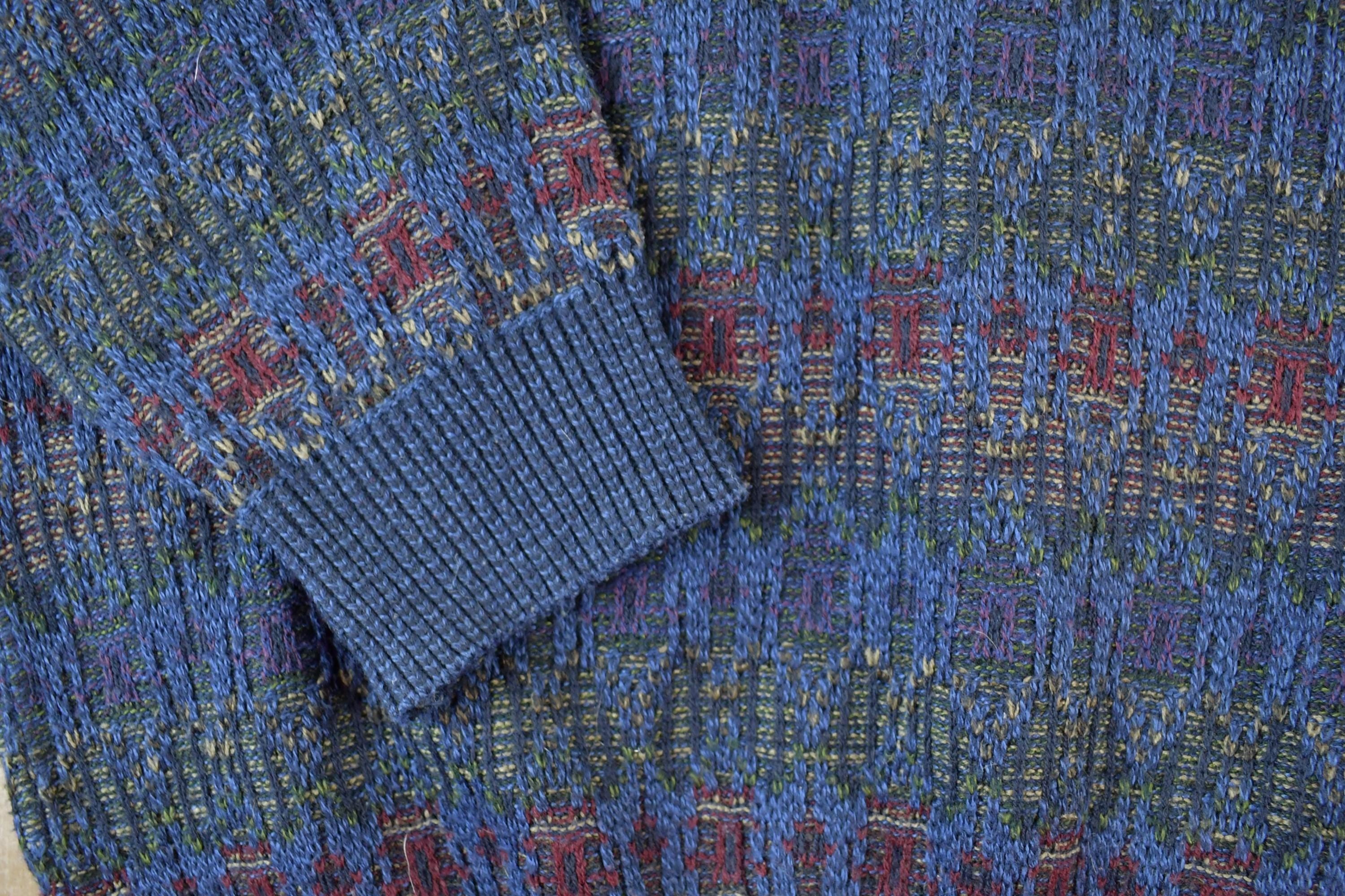 Vintage 1990s Cape Allegro Knit Crewneck Sweater