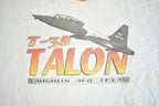 Vintage 1990s US Air Force Talon T-38 Fighter Jet Laughlin AFB Texas Graphic T Shirt