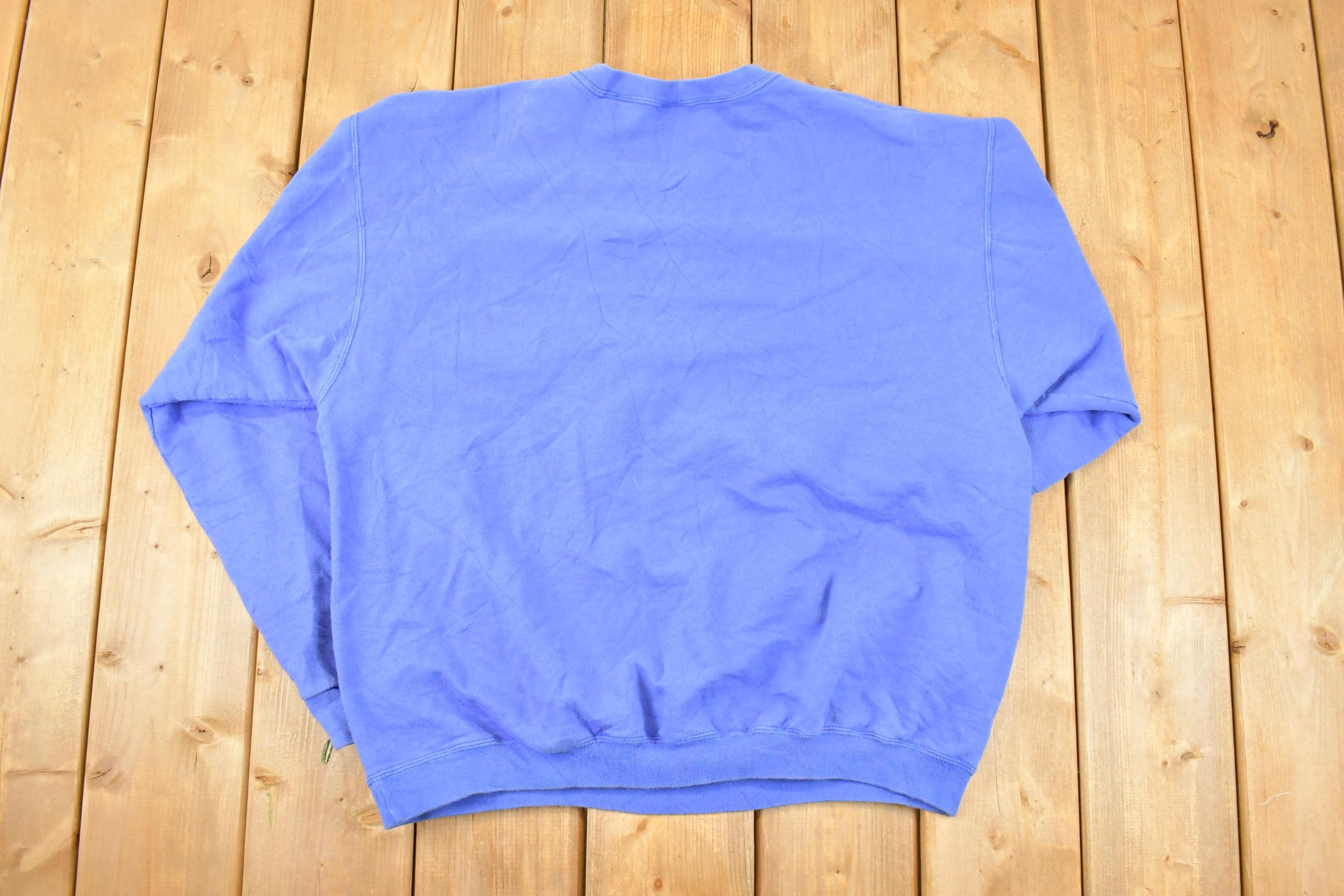 Vintage 1990s FOTL Premium Heavyweight Blank Crewneck Sweatshirt Men's L