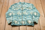 Vintage 1990s Teddi Floral All Over Print Fleece Sweater