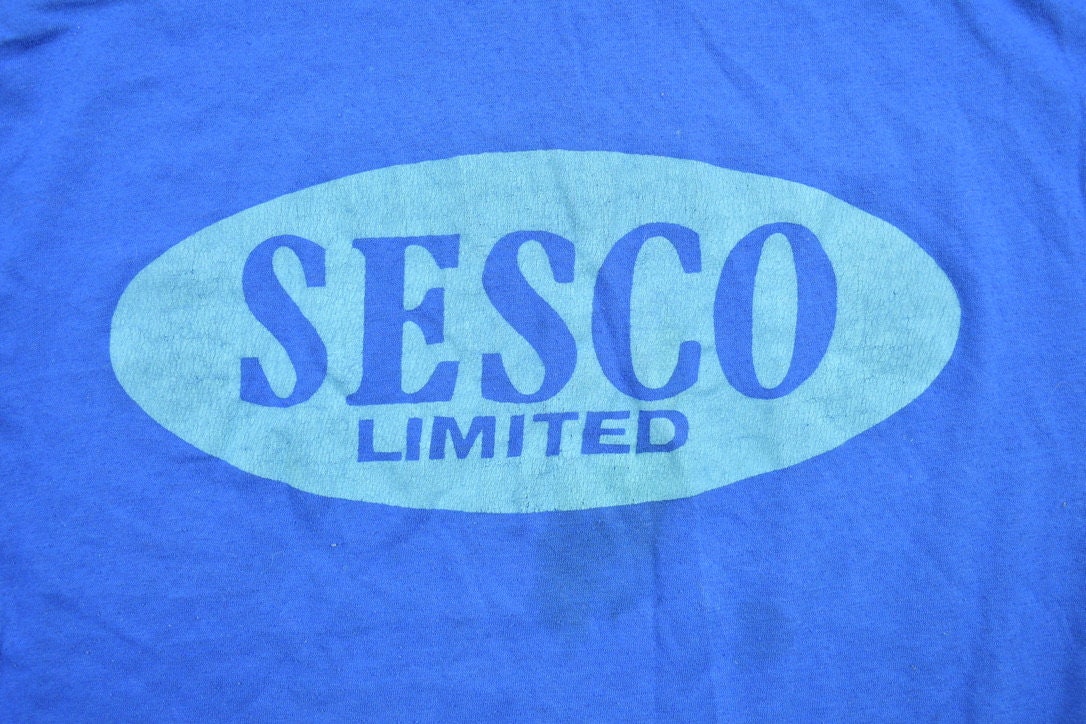 Vintage 1980s Sesco Limited Logo Graphic T-Shirt