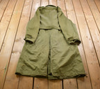 Vintage 1953 OG 107 Military Overcoat Army Trench Coat
