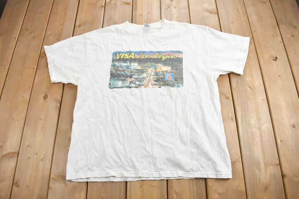 Vintage 1990s VISA Las Vegas Souvenir T Shirt