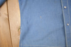Vintage 1980s Contact Slacks By Miller Western Style Button Up Shirt