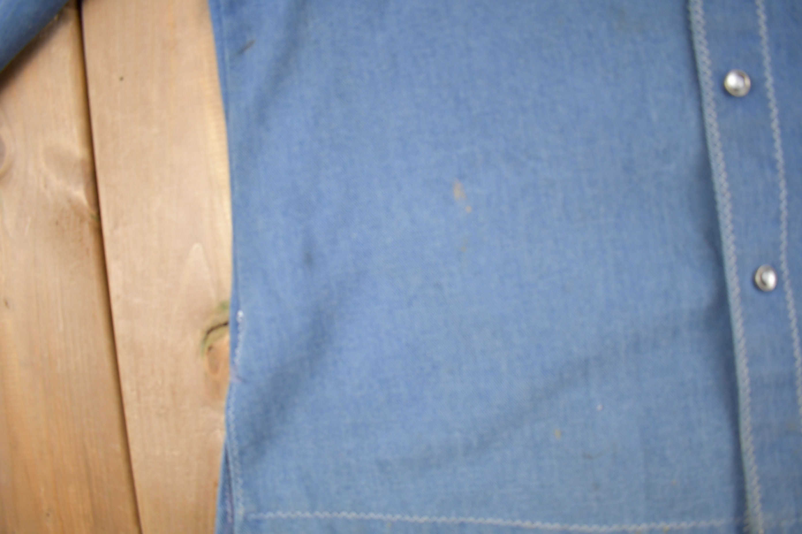 Vintage 1980s Contact Slacks By Miller Western Style Button Up Shirt