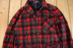 Vintage 1960s Pendleton Plaid Button Up Tartan Coat /