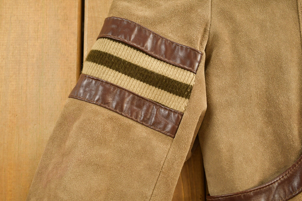 Vintage 1980s Jonathan Christopher Fur Lined Suede Jacket