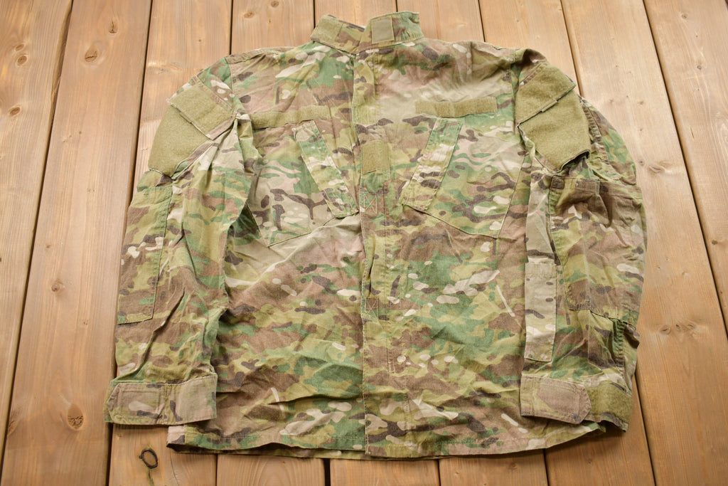 Vintage Military Button Up Shirt