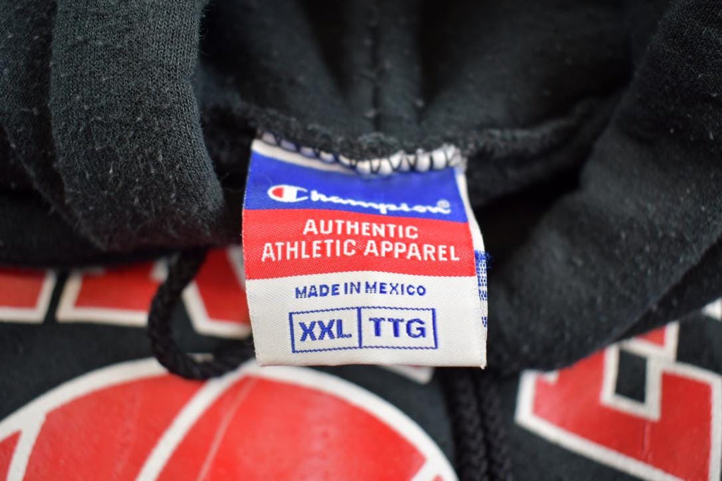 Vintage 1990s Harvey Basketball Champion Embroidered Hoodie
