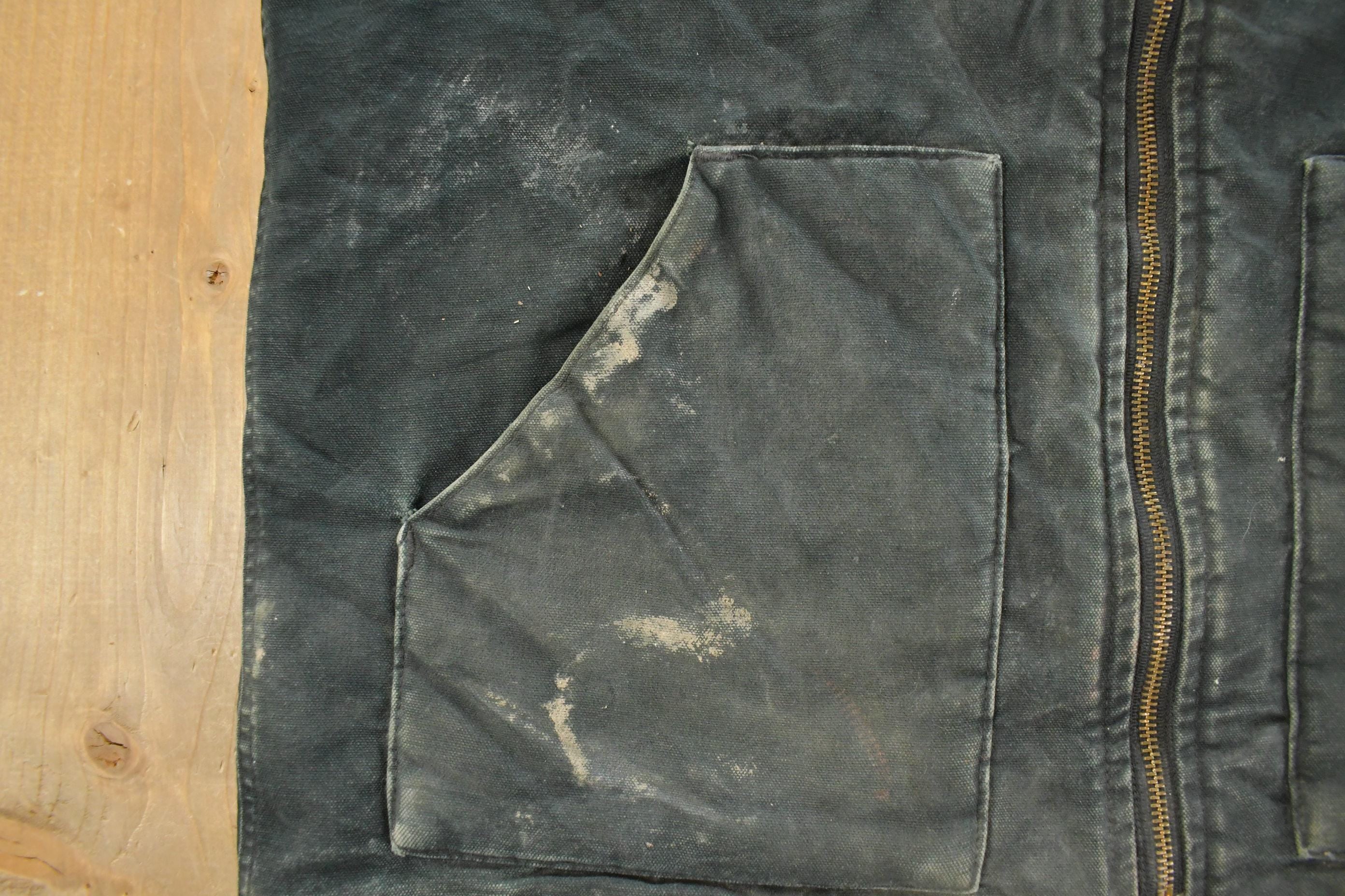 Vintage 1990s Carhartt Jacket Vest Mens Large Tall