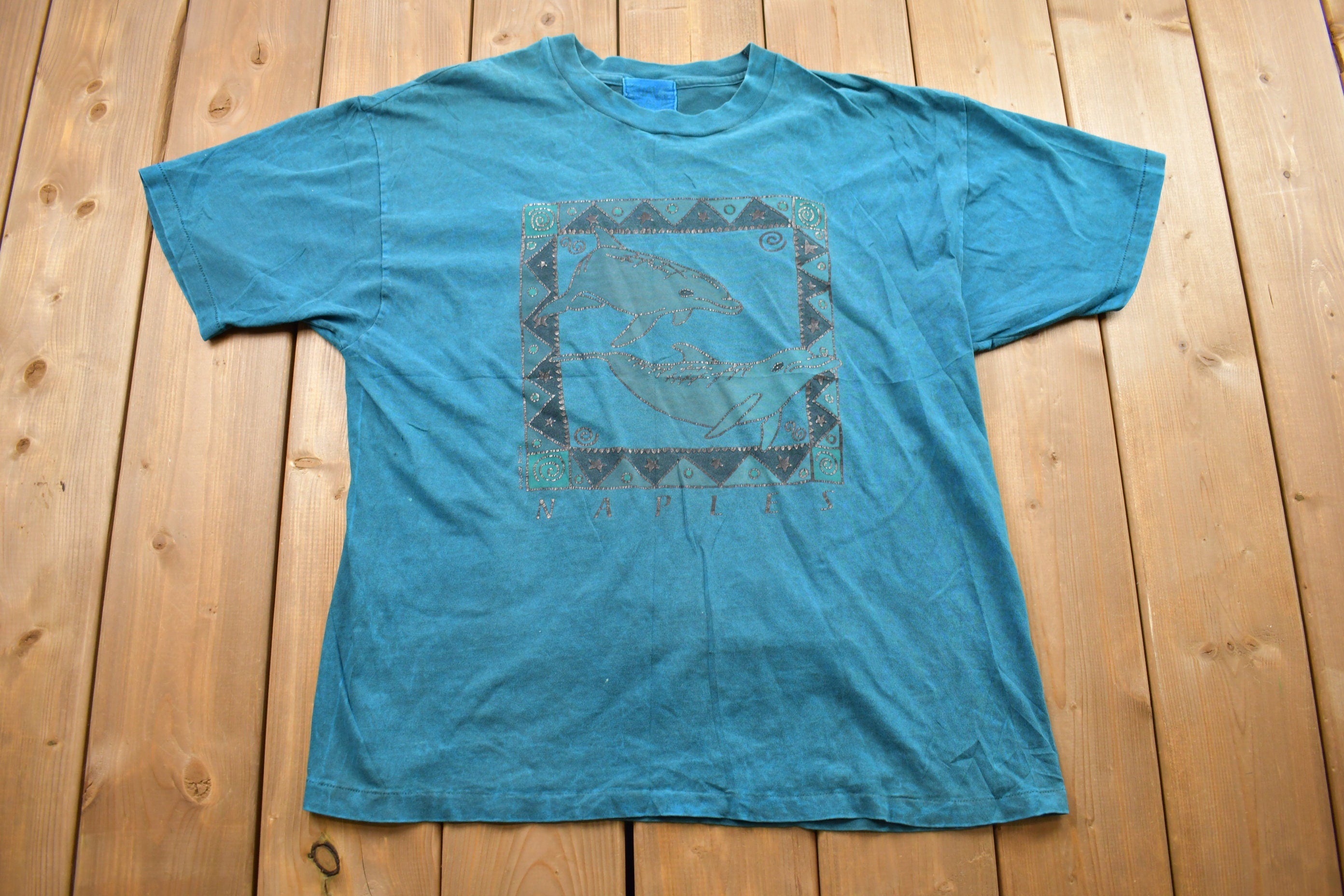 Vintage 1990s Naples Florida Dolphin Souvenir T Shirt