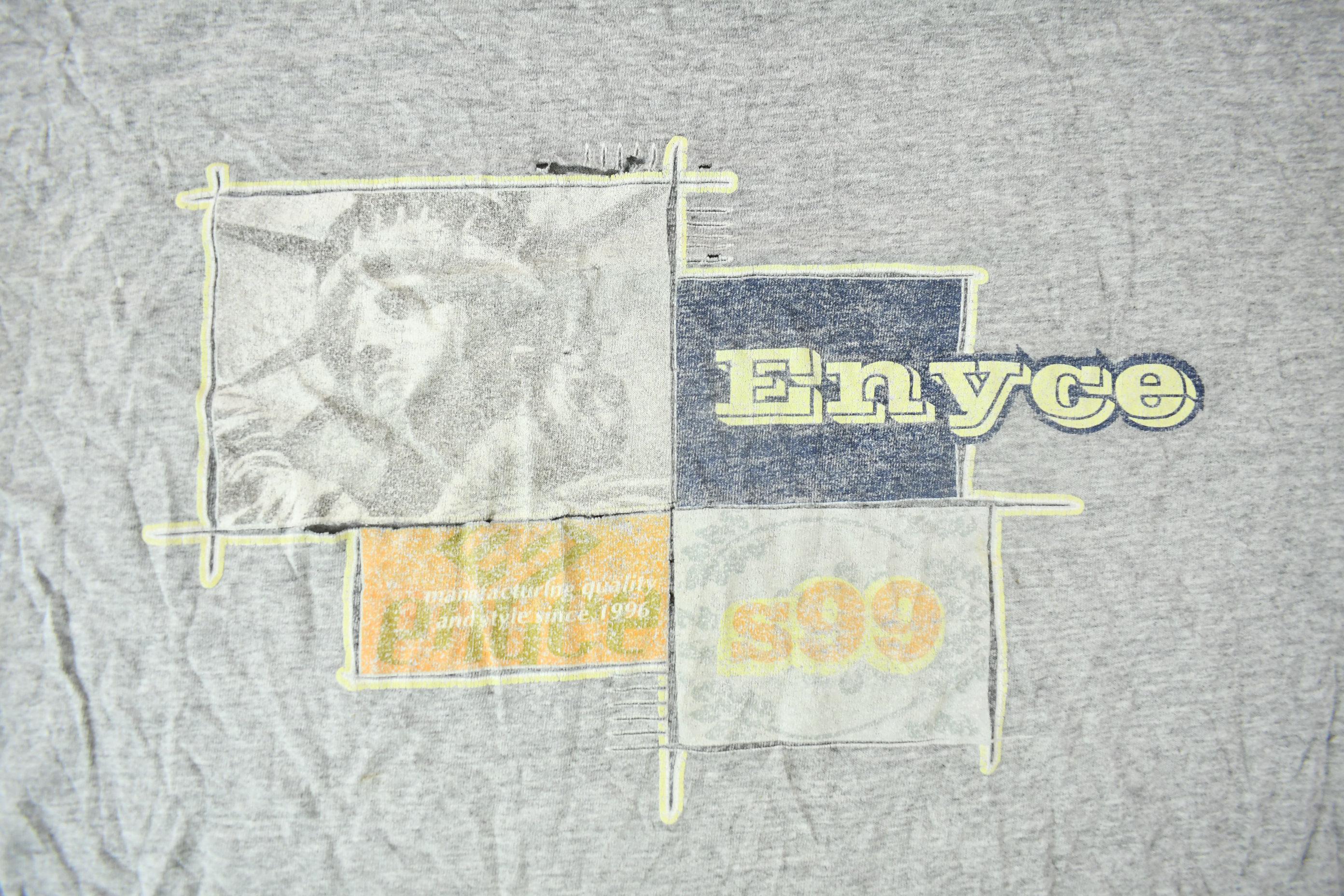 Vintage 1990s Enyce Distressed Graphic T Shirt