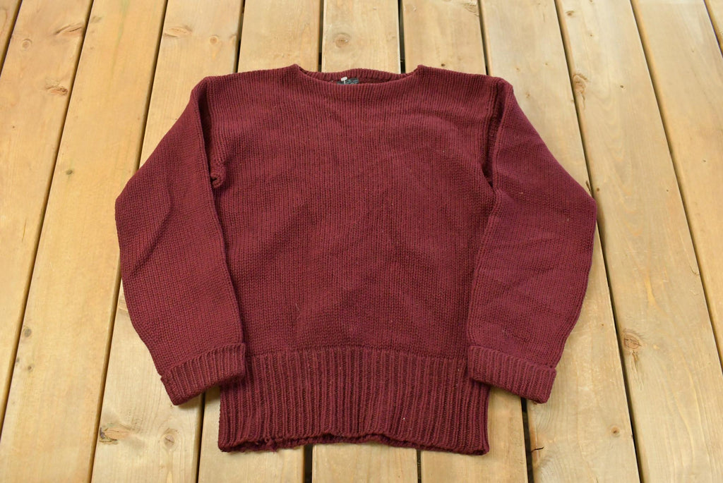 Vintage 1940s Montgomery Ward Wool Knit Sweater Men's S
