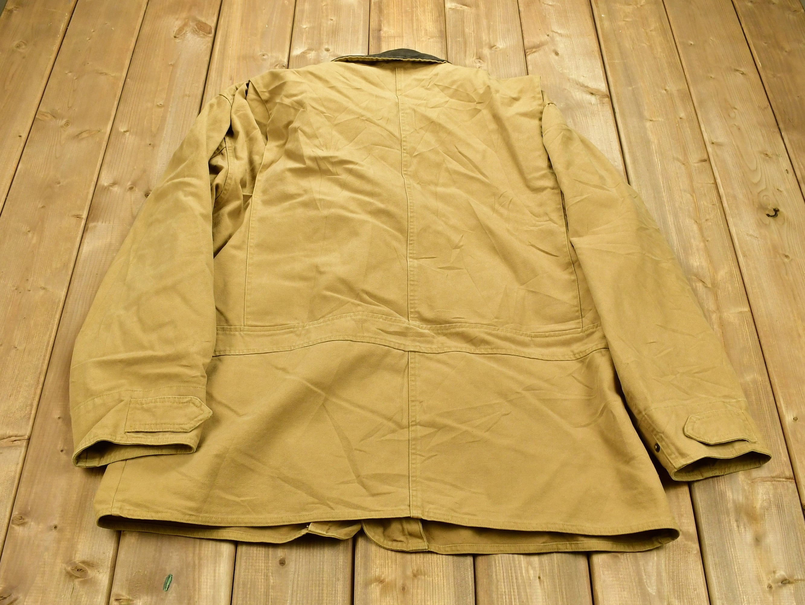 Vintage Y2K Timberland Weather Gear Beige Jacket