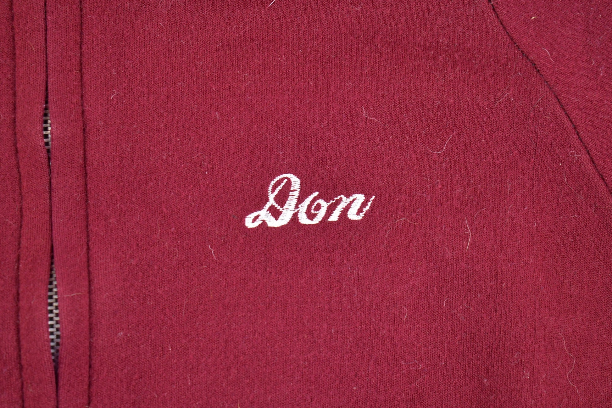 Vintage 1980s Zip Up Track Suit Sweatshirt