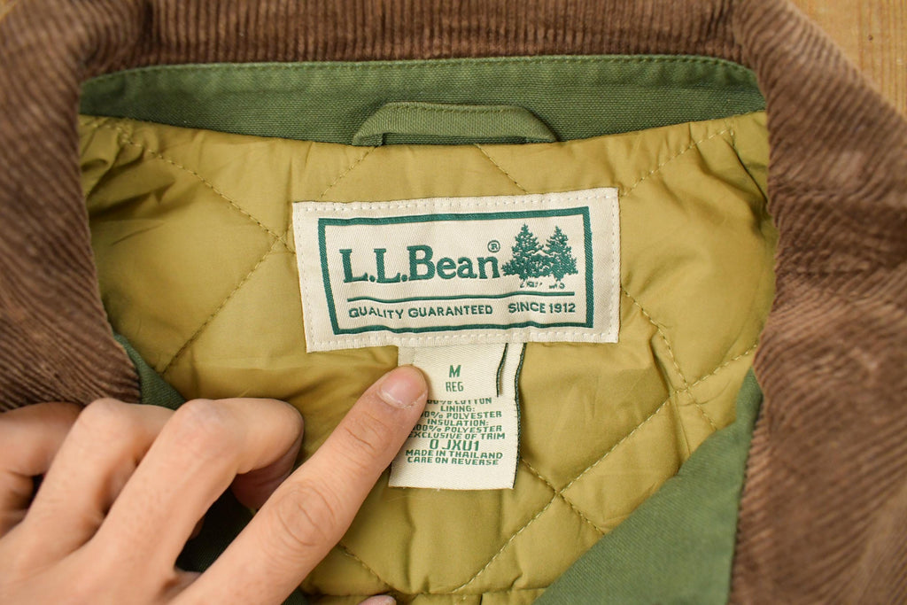 Vintage 1990s L.L. Bean Insulated Barn Chore Jacket Women's Medium / Workwear / Streetwear / Barn Coat / 90s LL Bean