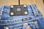 Vintage Y2K Miss Me Bedazzled Low Rise Jeans Size 26x32